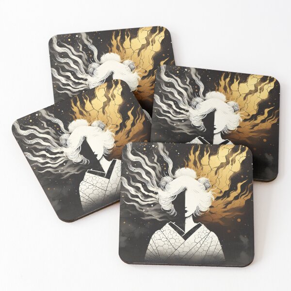 Item preview, Black White and Gold, Ai Generated Art  designed and sold by ACC .