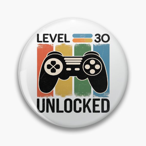 Artikelvorschau, Level 30 freigeschaltet: Videospieler feiert 30. Geburtstag 2 entworfen und verkauft von MarkLeedsArt.