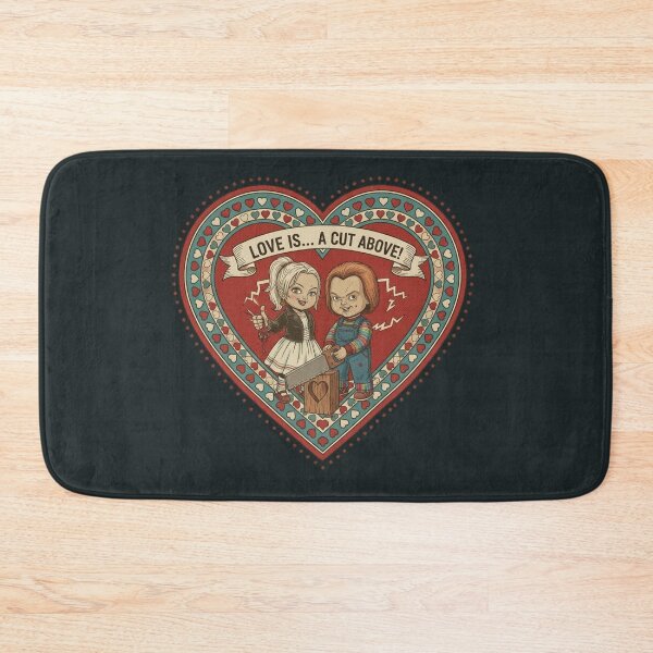 Item preview, Love is... A Cut Above! - Chucky & Tiffany Valentine designed and sold by Art's Diner.