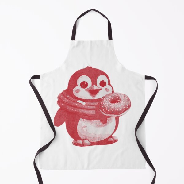 Item preview, Cute Kawaii Penguin with Donut designed and sold by kinpirks.