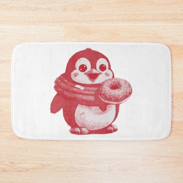 Item preview, Cute Kawaii Penguin with Donut designed and sold by kinpirks.
