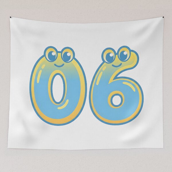Item preview, 06 design, 06 artwork, 06 lucky, 06 illustration, 06 print designed and sold by TrueArtVibes.