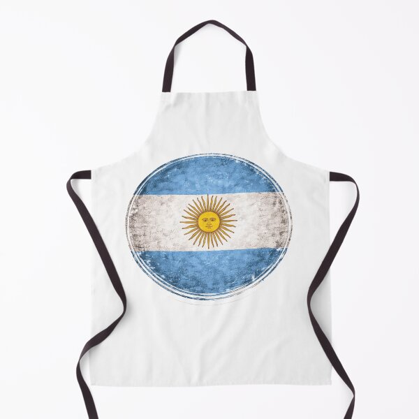 Item preview, Argentina Flag Circle Sticker | Minimal Argentine National Flag Design designed and sold by RelateAndTee.