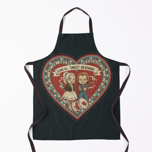 Item preview, Love is Sweet Revenge - Chucky & Tiffany Valentine designed and sold by Art's Diner.