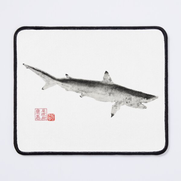 Item preview, Japanese Gyotaku Blacktip Shark designed and sold by MaluGyotaku.