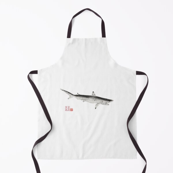 Item preview, Japanese Gyotaku Blacktip Shark designed and sold by MaluGyotaku.