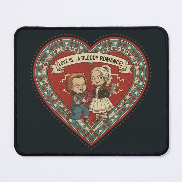 Item preview, Love is... A Bloody Romance - Chucky & Tiffany Valentine designed and sold by Art's Diner.