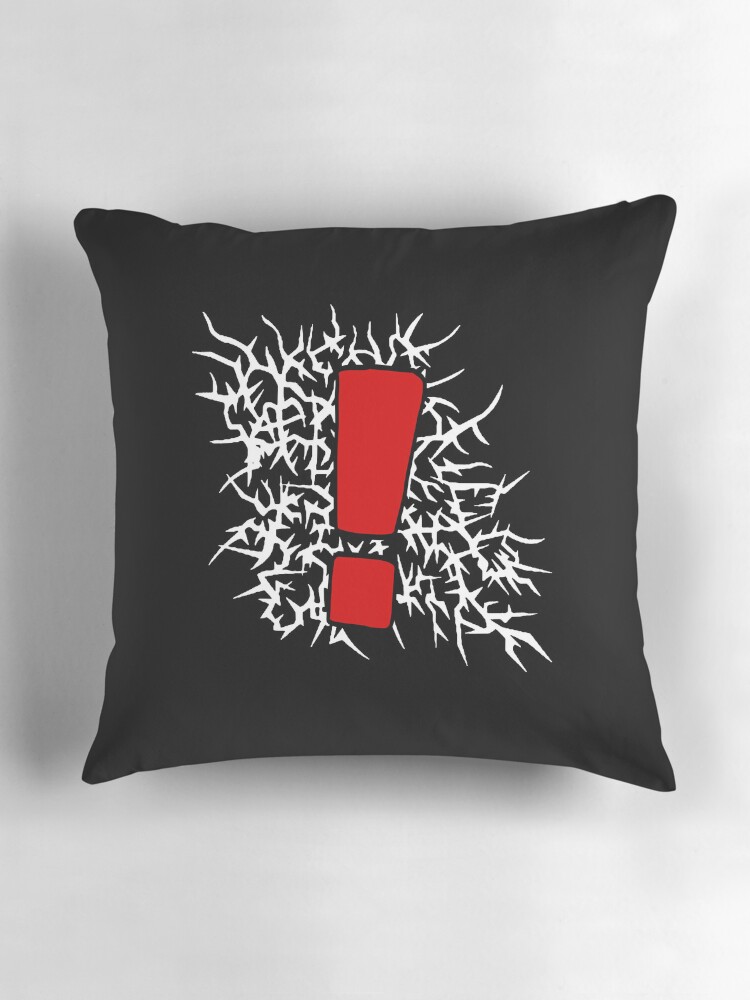 Thumbnail 3 of 4, Pillow, Exclamation Point  designed and sold by Ruggine.
