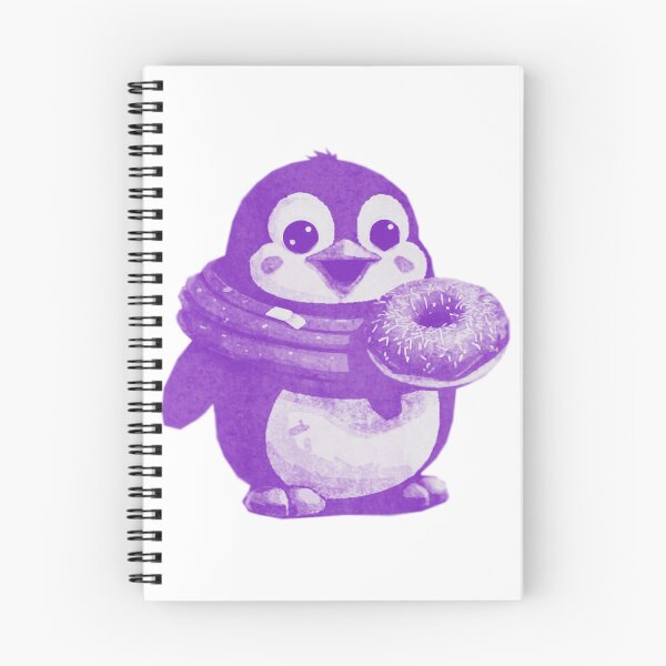 Item preview, Cute Kawaii Penguin with Donut designed and sold by kinpirks.