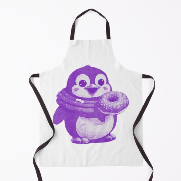 Item preview, Cute Kawaii Penguin with Donut designed and sold by kinpirks.