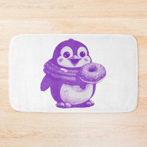 Item preview, Cute Kawaii Penguin with Donut designed and sold by kinpirks.