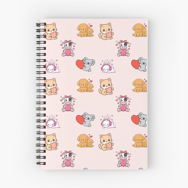 Item preview, Cute Valentine's animals with hearts stickerpack designed and sold by Bossmommy84.