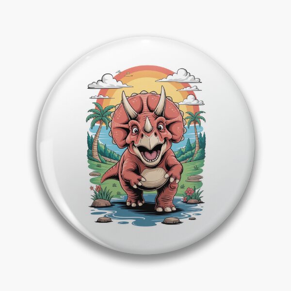 Item preview, . Triceratops celebrating designed and sold by Diesel Drinking Dinosaurs.