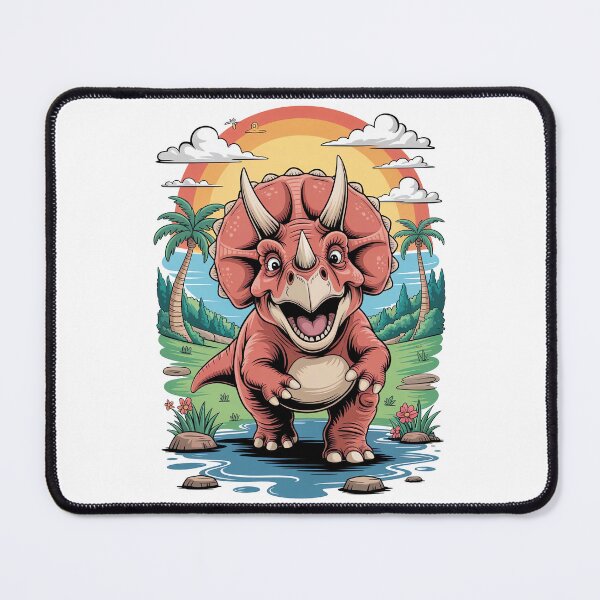 Item preview, . Triceratops celebrating designed and sold by Diesel Drinking Dinosaurs.