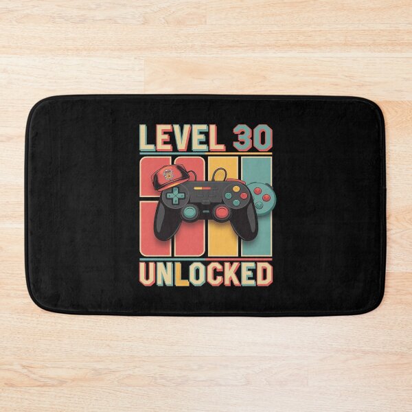 Item preview, Level 30 Unlocked Gaming Birthday Gamer 30th Birthday Men designed and sold by MarkLeedsArt.