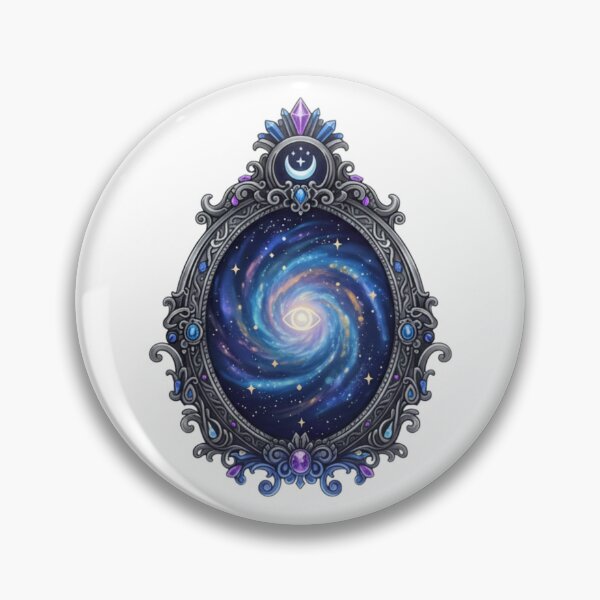 Item preview, Ornate Magic Mirror with Galaxy Eye designed and sold by CosmicCutouts.