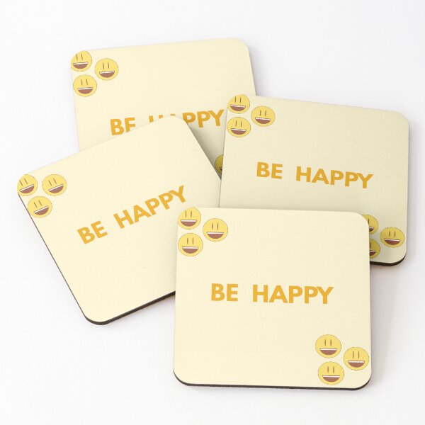 Item preview, Be Happy Yellow Emoticon Pattern – Gift for Cheerful People designed and sold by katerin17.