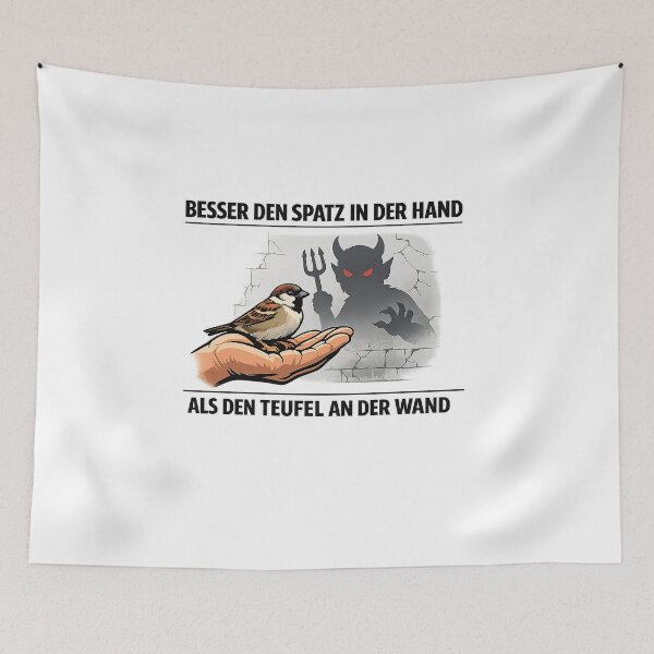 Item preview, A bird in the hand is worth two in the bush. designed and sold by AggAverse.