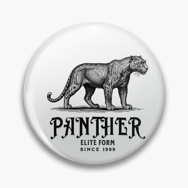 Item preview, Vintage Panther Illustration – Elite Form Heritage Label Design designed and sold by Marplesmade.