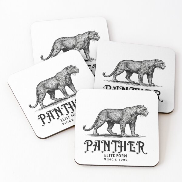 Item preview, Vintage Panther Illustration – Elite Form Heritage Label Design designed and sold by Marplesmade.