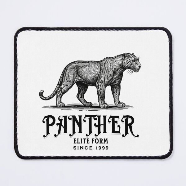 Item preview, Vintage Panther Illustration – Elite Form Heritage Label Design designed and sold by Marplesmade.