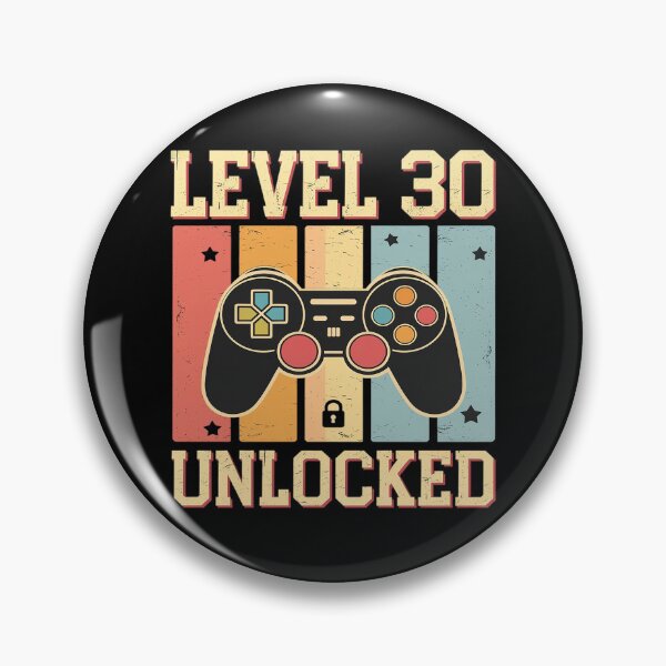 Item preview, Level 30 Unlocked Video Gamer 30th Birthday  designed and sold by MarkLeedsArt.