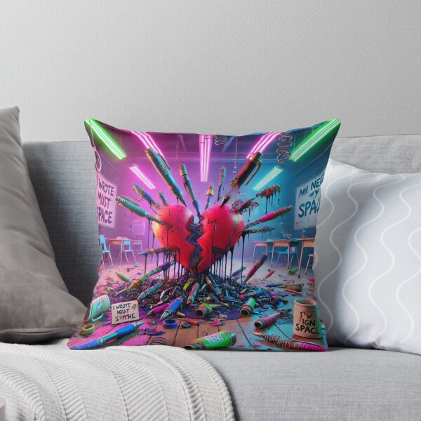 Item preview, Creative Burnout – Broken Heart Illustration, Artist Pain, Emotional Art About Boundaries designed and sold by ComedyInkFactor.