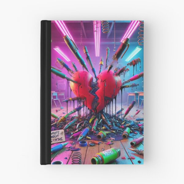 Item preview, Creative Burnout – Broken Heart Illustration, Artist Pain, Emotional Art About Boundaries designed and sold by ComedyInkFactor.