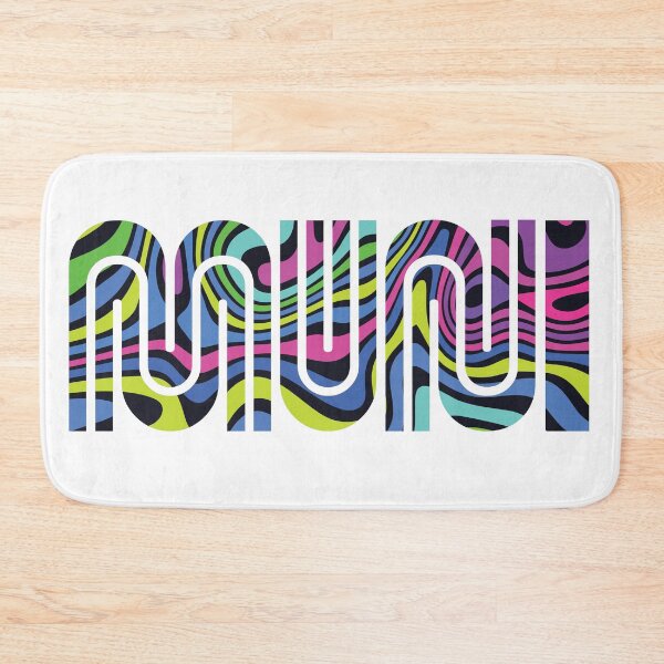Item preview, Muni - psychodelic San Francisco Municipal Railroad designed and sold by PIXEL POP DESIGNS - Beyond the Norm!.