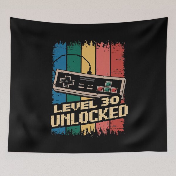 Item preview, Level 30 Unlocked Video Gamer 30th Birthday  designed and sold by MarryIsMonth.