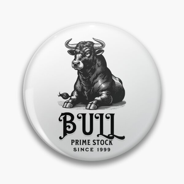 Item preview, Vintage Bull Illustration – Prime Stock Heritage Label Design designed and sold by Marplesmade.