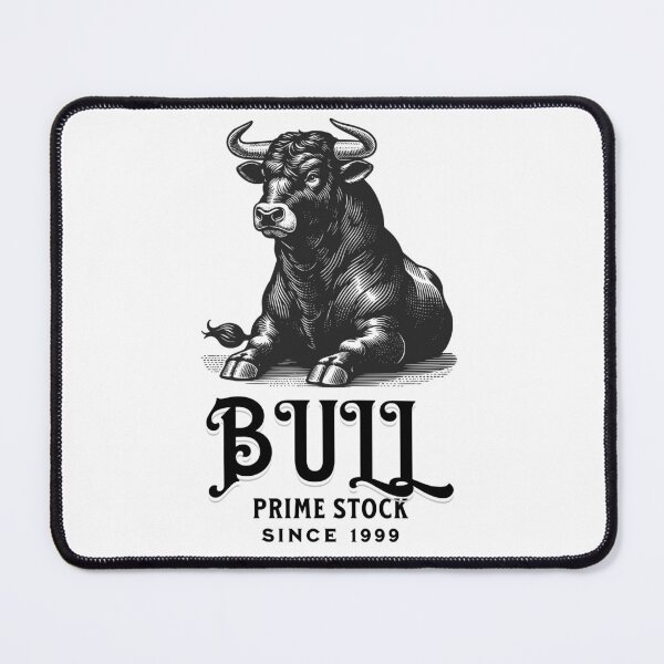 Item preview, Vintage Bull Illustration – Prime Stock Heritage Label Design designed and sold by Marplesmade.