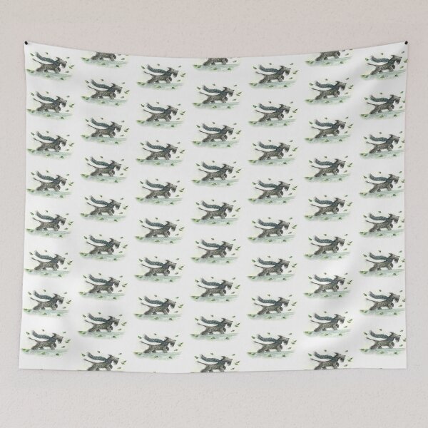 Item preview, Perro escocés azotado por el viento designed and sold by CRedgate-ART.