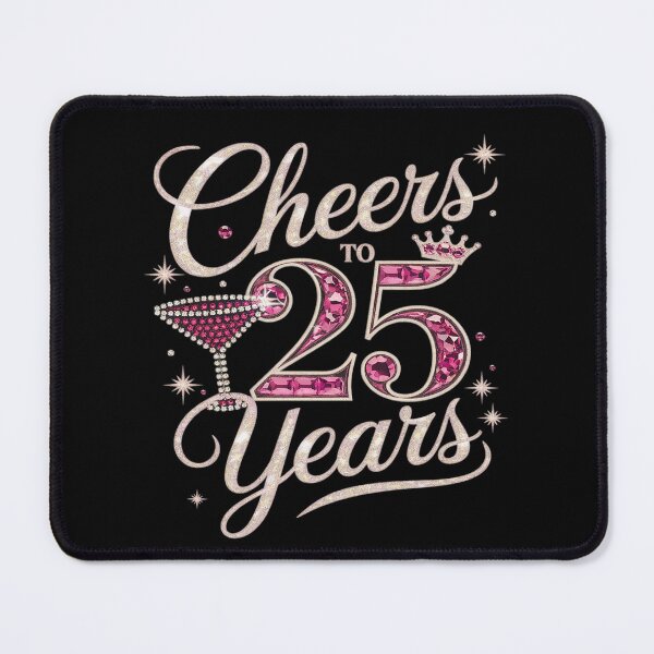 Item preview, Cheers To 25 Years 25th Birthday 25 Years Old Bday 1  designed and sold by AquaKiev.