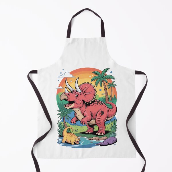 Item preview, Delighted Triceratops designed and sold by Diesel Drinking Dinosaurs.