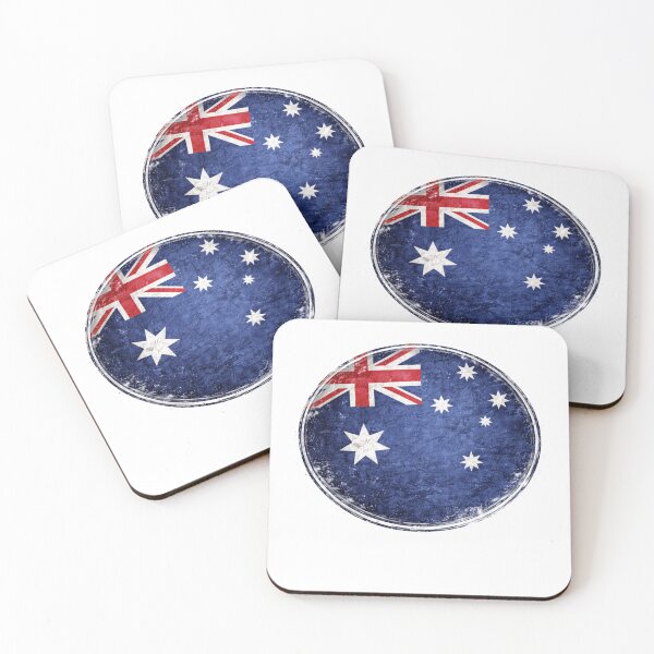 Item preview, Australia Flag Circular Sticker | Minimal National Flag Design designed and sold by RelateAndTee.