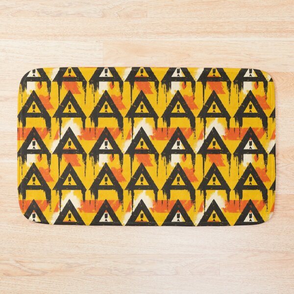 Item preview, Dripping Hazard Triangle Warning Pattern designed and sold by bubblegoth.