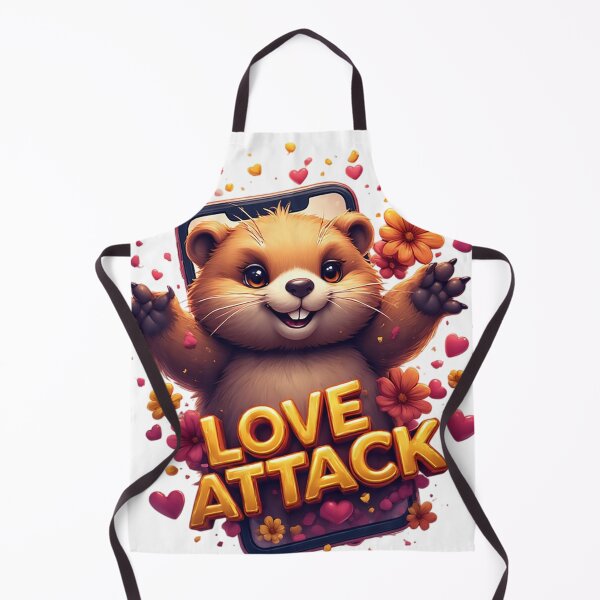 Item preview, Joyful Hamster Love Attack Smartphone Illustration designed and sold by newvisionart191.