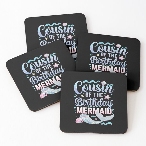 Item preview, Cousin Of The Birthday Mermaid Party Matching Family Sibling  designed and sold by AquaKiev.