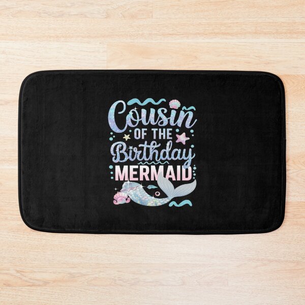 Item preview, Cousin Of The Birthday Mermaid Party Matching Family Sibling  designed and sold by AquaKiev.