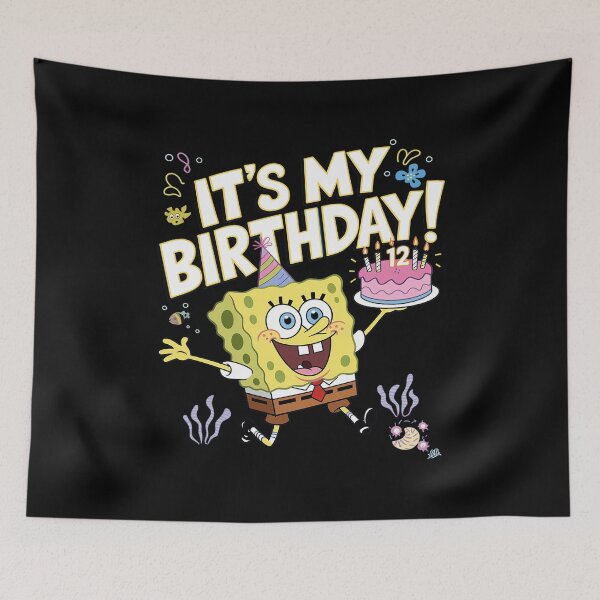 Item preview, Mademark x SpongeBob SquarePants - Spongebob It's My 12th Birthday Cake Twelve Years Spongebob  designed and sold by MarryIsMonth.