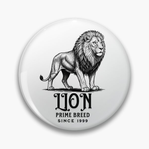 Item preview, Vintage Lion Illustration – Prime Breed Heritage Label Design designed and sold by Marplesmade.