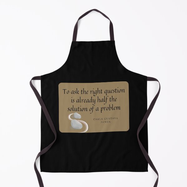 Item preview, To ask the right question... - Carl Gustav Jung designed and sold by JokeAndStyle.