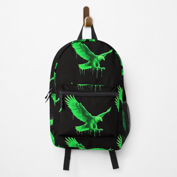 Item preview, Neon Psychedelic Glowing Colorful Eagle Portrait Art designed and sold by ExploreAura Studio.