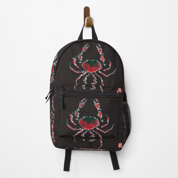 Item preview, Gyotaku Japanese Red Mudcrab designed and sold by MaluGyotaku.