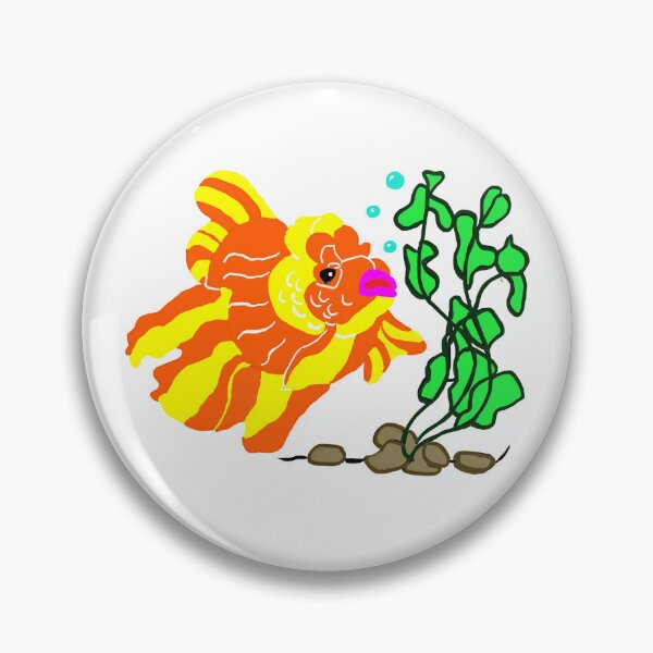 Item preview, Fancy Goldfish Colorful Painterly Art designed and sold by Najomiartstudio.