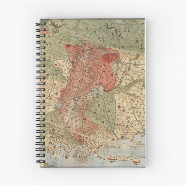 Item preview, China Urbano Monte map detail designed and sold by UrbanoMonteMap.