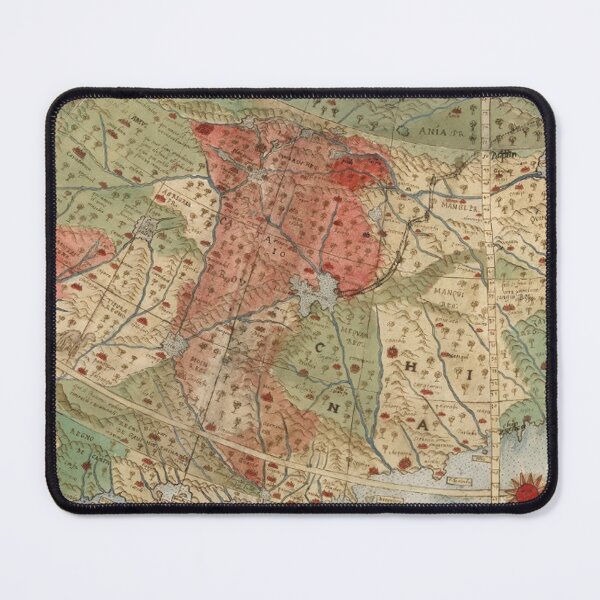 Item preview, China Urbano Monte map detail designed and sold by UrbanoMonteMap.