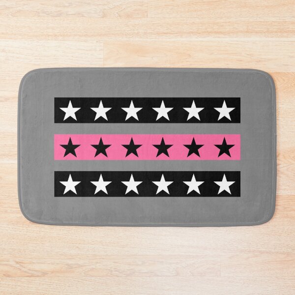 Item preview, Pink & Black Star Stripes – Cute Dark Aesthetic designed and sold by Akalternativ.