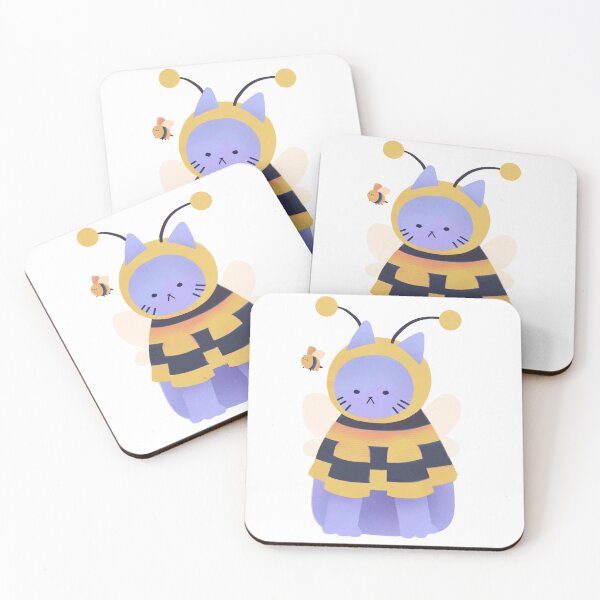 Item preview, Cat Wearing Bee Costume designed and sold by Asutip.